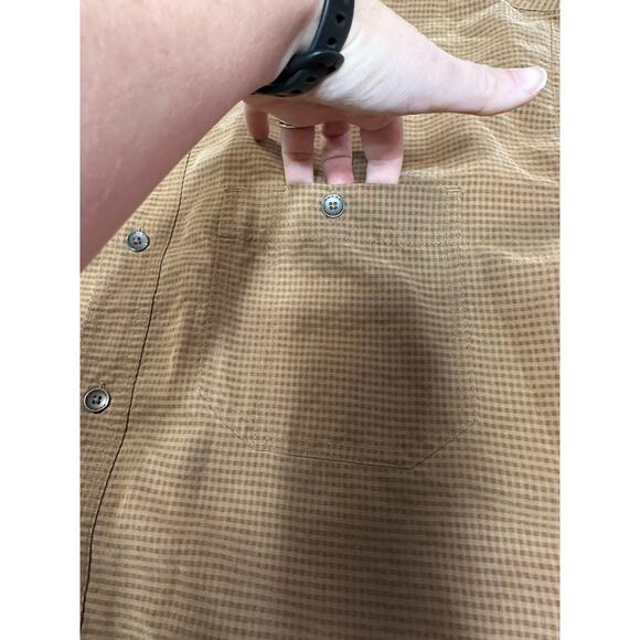 Royal Robbins Shirt Plaid Modal Short Sleeve Button Up Hiking Fishing Mens XXL - Picture 12 of 13
